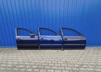 DRZWI PRZÓD PRAWY PRAWE VW PASSAT B5 FL NIEBIESKIE