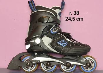 Prawie nowe damskie rolki K2 - EXO 2.0 - rozmiar 38 /24,5 cm [R8]