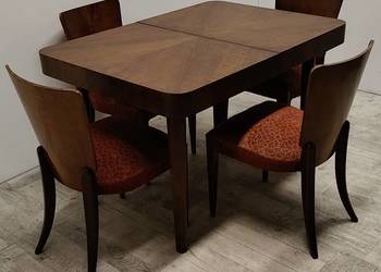 stół orzech design lata 60/70 vintage Czechosłowacja do salonu