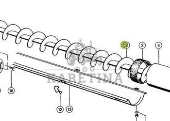 Claas Lexion 570 Ślimak Zgonin CZĘŚCI 0007572500 00 0757 250 0