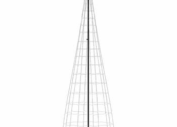 Stożkowa choinka z lampek 550 kolorowych LED 304 cm WM-4016455