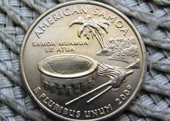 USA 25 Cent 2009r - D - Stany USA - American Samoa - Ładna