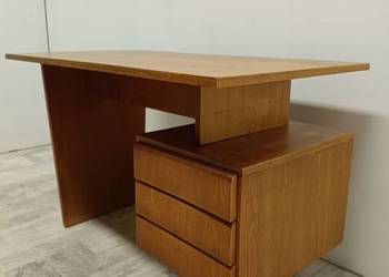 biurko PRL vintage design Czechosłowacja lata 70-te