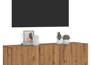 Ścienna szafka TV dąb artisan 100x30x30 cm WM-856019