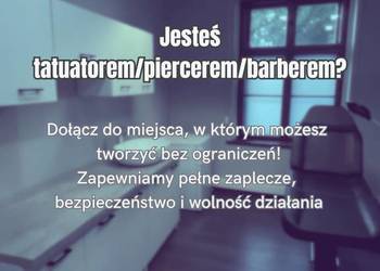 Stanowisko lub pomieszczenie w studiu tatuażu- wynajem. Tattoo/ PMU/ Beauty
