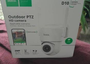 Zewnętrzna, obrotowa kamera bezprzewodowa Hoco D10 Outdoor PTZ HD (2 MP)