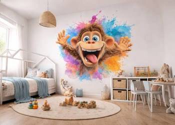 Mural , grafika, zdjęcie ,logo na ścianie.