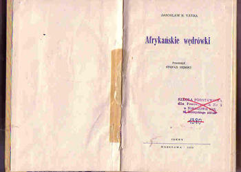 (3688) AFRYKAŃSKIE WĘDRÓWKI – JAROSLAW R. VAVRA