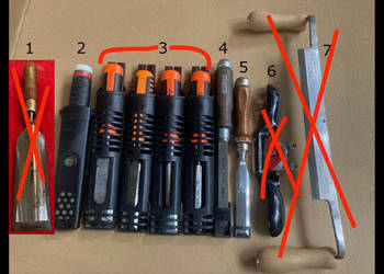 Dłuta i ośniki wyprzedaż warsztatow