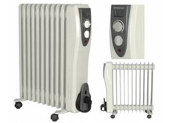 GRZEJNIK ELEKTRYCZNY OLEJOWY 2500W TERMOSTAT 11 ŻEBER OLEJAK DUŻA MOC