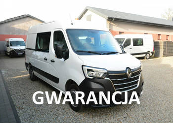Renault Master średniak 7 osobowy brygadówka 20tys.km 2024r. pełna opcja