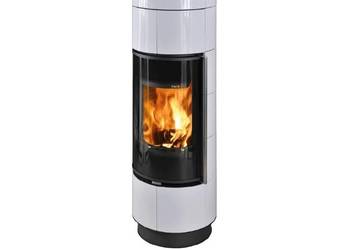 Thorma Delia Extra – Elegancki Kominek w Białym Kaflu