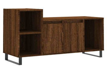 Szafka pod telewizor brązowy dąb 100x35x55 cm WM-831331