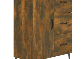 Szafka przydymiony dąb 695x34x90 cm materiał drewnopochodny WM-817354