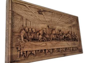 Drewniany obraz „Ostatnia Wieczerza” – rzeźba, która opowiada historię