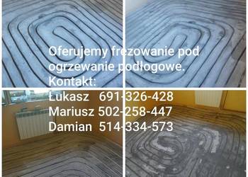 Frezowanie pod ogrzewanie podłogowe