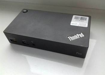 Lenovo ThinkPad USB 3.0 Pro Dock 40A7 DisplayLink, sprawny używany 4K, DVI,