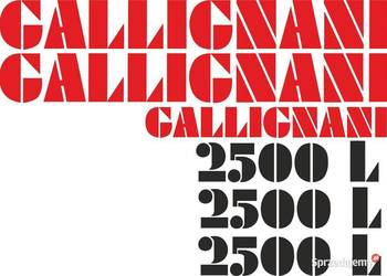 naklejki gallignani 2500l