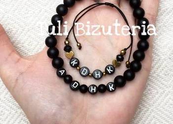 Bransoletka z inicjałami dla Mamy lub Taty Bransoletka z inicjałami dla Mamy lub Taty