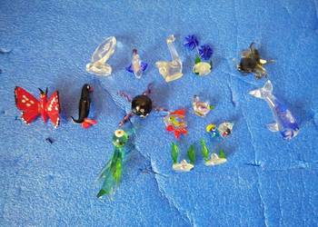 figurki szklane zestaw