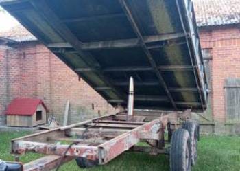 Przyczepa wywrotka 3 strony tandem