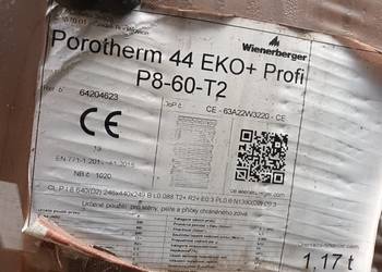 Porotherm,rozne rozozniary, pozostalosci