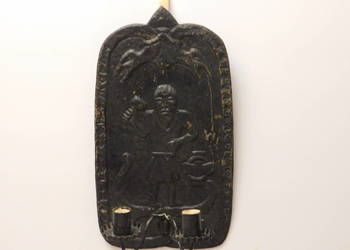 świecznik lampetka z metalu na 2 świeczki  nr 1026.   Fiaf