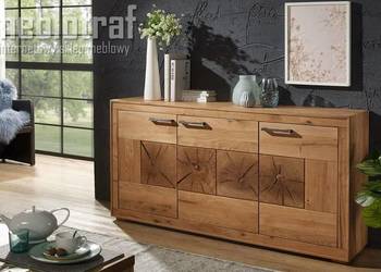 *Komoda I WZ-0315-0611 - dziki dąb olejowany171x85,5x40