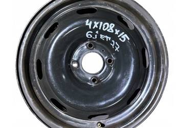 1x Felga stalowa Peugeot OE Citroen 6.0" x 15" 4x108 ET 27 Opel 4 108 R 15
