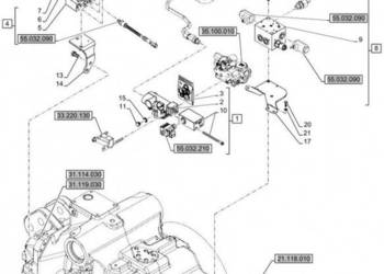 New Holland T6090 Zawór 51504266