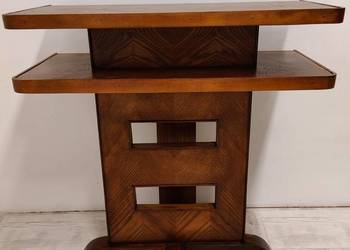 Konsola  Art deco design drewno lata 50-te