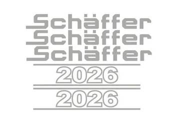 Naklejki oklejenie - SCHAFFER 2026 Zamiennik