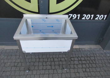 Zlew Basen Gastronomiczny 1 Komorowy NOWY 80/60/85