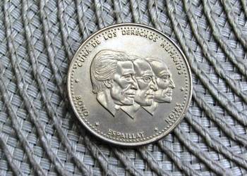 Dominikana 1/2 Peso 1987r