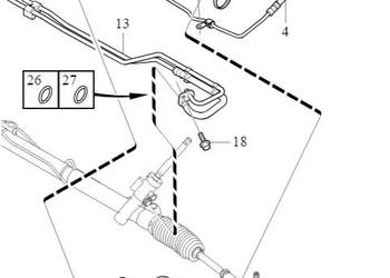 Volvo S80 XC70 V70  oring pompy wspomagania