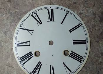 T144 Tarcza blaszana starego zegara 18,5cm 69,5/42,5