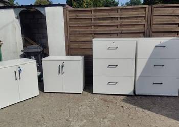 Komplet mebli biurowych MDD 2 x szafka + 2 x komoda kartotekowa