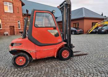 Wózek widłowy Linde H40D wysokość podnoszenia 440cm