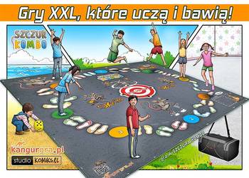 GRA W SZCZURA KOMBO gra podłogowa XXL dla DZIECI do skakania