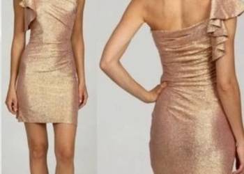 Wieczorowa sukienka mini rozmiar XS firmy Hailey Logan stan ideał