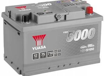 Akumulator Yuasa Silver 12V 75Ah 710A EN Prawy Plus