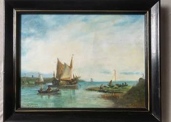 Obraz Łodzie przy nabrzeżu