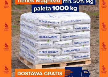 Tlenek Magnezu min. 50% Mg DOSTAWA GRATIS paleta 1000 kg