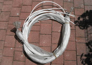 PTFE Tarflen Teflon wałek pręt 8 mm x około 2300 mm