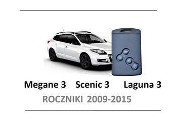 Karta kodowanie Renault Megane 3 Scenic 3 Laguna 3