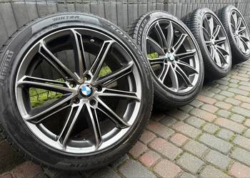 Zimowe 19 BMW x3 F25 x4 F26 7 F01 5gt F07 5x120 ET35 8.5J  koła felgi kompl