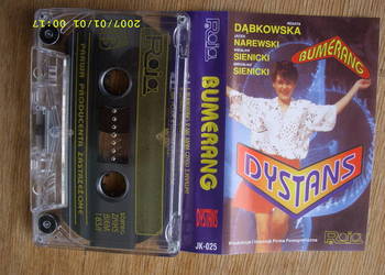 --- kaseta, disco ; Dystans-- Bumerang.