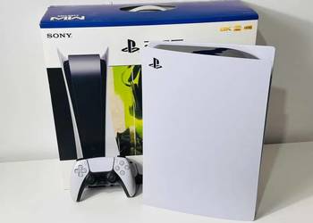 Konsola PS5 Blu-Ray CFI-1216A, pad, okablowanie, KOMPLET! GWARANCJA!