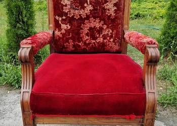 Komplet Eklektyczny sofa + fotel (nr 8667)