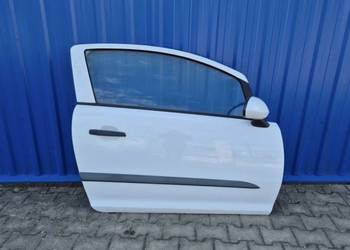 3D DRZWI PRZÓD PRAWY OPEL CORSA D ( WERSJA 3-Y DRZWIOWA ) BIAŁE